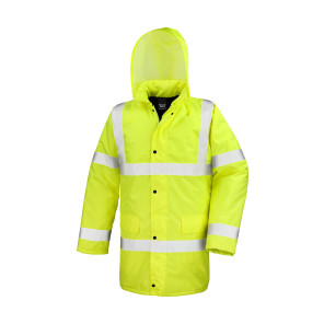 Result Safe-Guard Core Hi-Vis Motorway Coat - Yellow - S