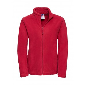 Russell Ladies' Full Zip Outdoor Fleece - Classic Red - XL