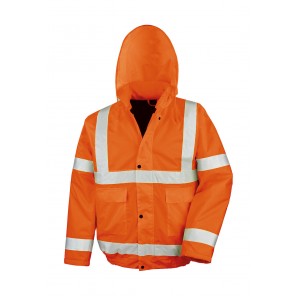 Result Safe-Guard Core Hi-Vis Winter Blouson - Fluorescent Orange - 3XL