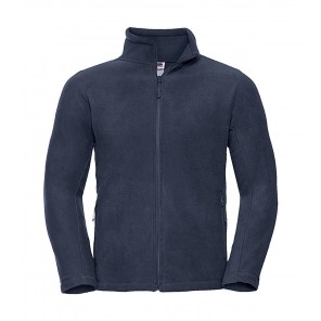 Russell Men's Full Zip Outdoor Fleece - French Navy - 2XL