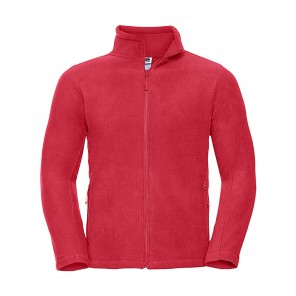 Russell Men's Full Zip Outdoor Fleece - Classic Red - XS