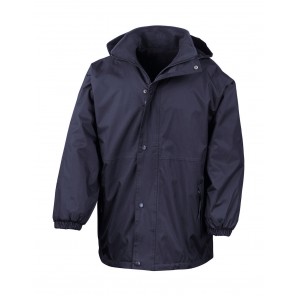 Result Recycled Fleece Lined Stomdri 4000 Jacket - Navy/Navy - 2XL