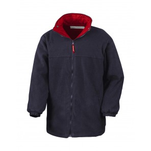 Result Recycled Fleece Lined Stomdri 4000 Jacket - Red/Navy - XL