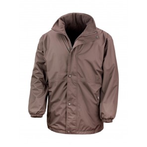 Result Recycled Fleece Lined Stomdri 4000 Jacket - Brown/Brown - M