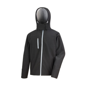 Result Core TX Performance Hooded Softshell Jacket - Grey - 2XL