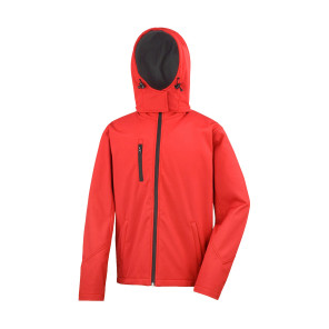 Result Core TX Performance Hooded Softshell Jacket - Red - 3XL