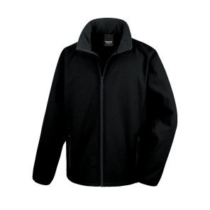 Result Core Printable Softshell Jacket - Black - 4XL