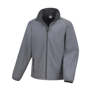 Result Core Printable Softshell Jacket - Black - 4XL