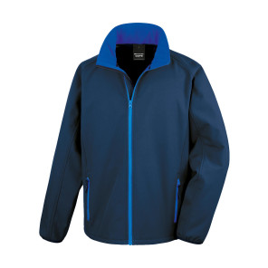 Result Core Printable Softshell Jacket - Navy Blue - L