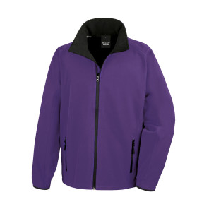 Result Core Printable Softshell Jacket - Black - M