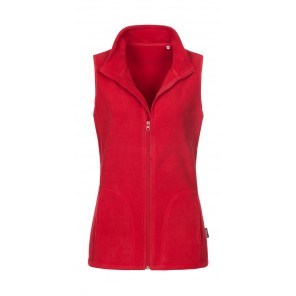 Stedman Fleece Vest Women - Scarlet Red - S