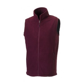 Russell Fleece Bodywarmer Burgundy - Größe 2XL