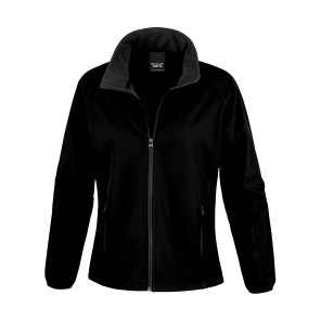 Result Core Ladies' Printable Softshell Jacket - Black - M