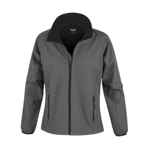 Result Core Ladies' Printable Softshell Jacket - Black - M