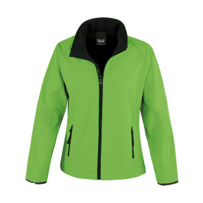 Result Core Ladies' Printable Softshell Jacket - Green - XL