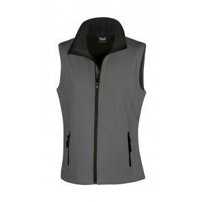 Result Core Women's Printable Softshell Bodywarmer - Black - XL