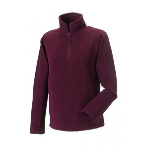 Russell 1/4 Zip Outdoor Fleece Burgundy - Größe XL
