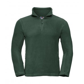 Russell Quarter Zip Outdoor Fleece - Bottle Green - XL