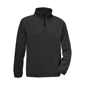 B&C Outerwear Highlander+ 1/4 Zip Fleece Top - Black - M