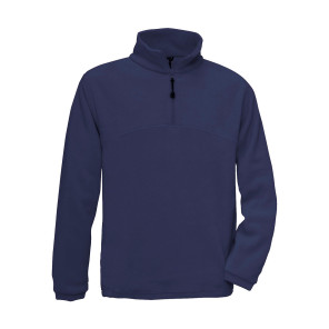 B&C Outerwear Highlander+ 1/4 Zip Fleece Top - Navy Blue - XS