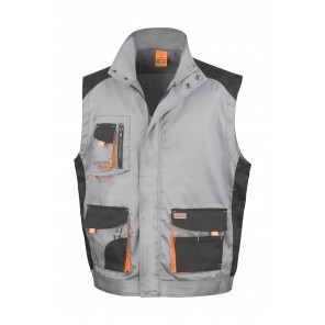 Result Work-Guard LITE Gilet - Grey/Black/Orange - XL