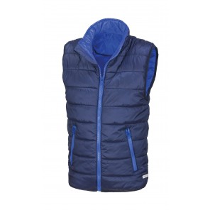 Result Core Junior/Youth Padded Bodywarmer - Navy/Royal - XS(3-4)