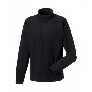 Russell 1/4 Zip Microfleece Black - Größe L