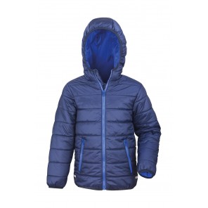 Result Core Junior/Youth Soft Padded Jacket - Navy/Royal - XS(3-4)