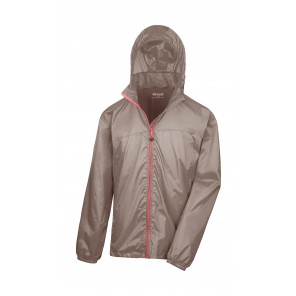 Result Urban HDI Quest Lightweight Stowable Jacket - Fennel/Pink - XS