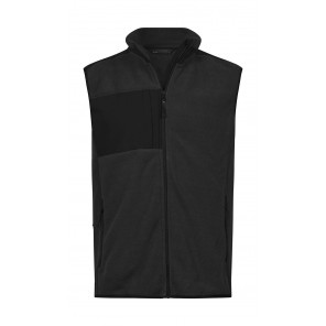 Tee Jays Mountain Fleece Bodywarmer - Black/Black - XS
