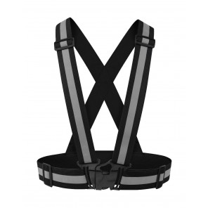Korntex Reflective Body Belt "Prague" - Black - OneSize