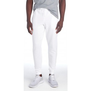 Jerzees NuBlend Pocketed Jogger Sweatpants - White - 3XL