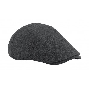 Beechfield Melton Wool Ivy Cap - Charcoal Marl - OneSize