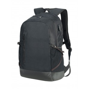 Shugon Leipzig Daily Laptop Backpack - Black/Black - OneSize