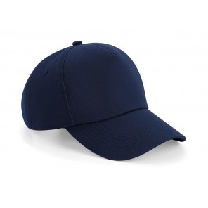 Beechfield Authentic 5 Panel Cap - Navy Blue - ONE SIZE