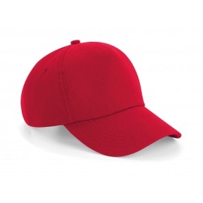 Beechfield Authentic 5 Panel Cap - Classic Red - OneSize