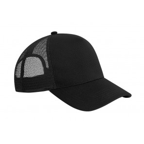 Beechfield Microknit Snapback Trucker - Black - OneSize