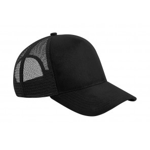 Beechfield Suede Snapback Trucker - Black - OneSize