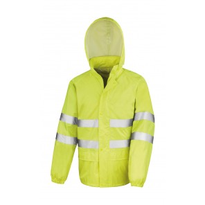 Result Safe-Guard Hi-Vis Waterproof Suit - Fluorescent Yellow - M