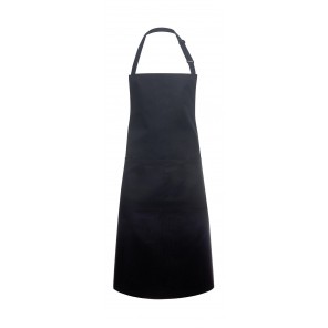 Karlowsky Bib Apron Basic with Pocket - Black - OneSize