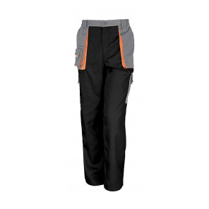 Result Work-Guard LITE Trouser - Black/Grey/Orange - S