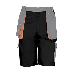 Result Work-Guard LITE Short - Black/Grey/Orange - 3XL