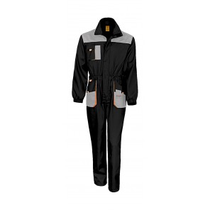 Result Work-Guard LITE Coverall - Black/Grey/Orange - 5XL