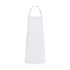 Karlowsky Bib Apron Teneriffa - White - ONE SIZE