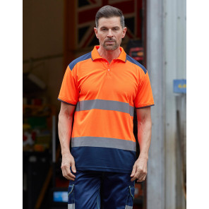 Yoko Fluo 2-Tone Polo