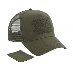 Beechfield Patch Snapback Trucker - Green - ONE SIZE