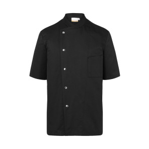 Karlowsky Chef Jacket Gustav Short Sleeve - Black - 4XL
