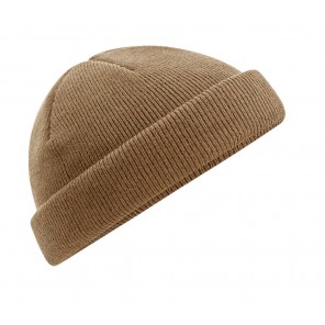 Beechfield Recycled Mini Fisherman Beanie - Biscuit - OneSize