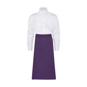 SG Accessories - BISTRO (Ex JASSZ Bistro) ROME Medium Length Bistro Apron - Purple - OneSize