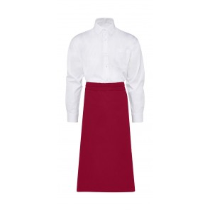 SG Accessories - BISTRO (Ex JASSZ Bistro) ROME Medium Length Bistro Apron - Red - OneSize